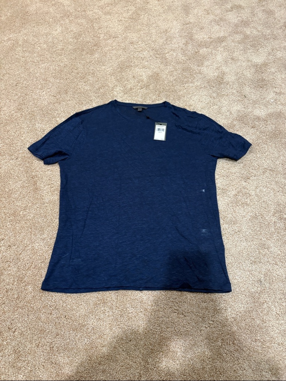 John Varvatos Navy Short-Sleeve Crewneck Tee